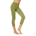 thumbnail image 1 of No nonsense Women's Classic Denim Indigo Capri Legging, Fatigue, Large, 1 of 3