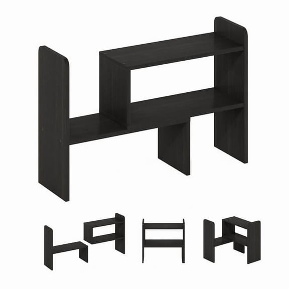 Classic Desk Top Organizer Bookshelf, Espresso