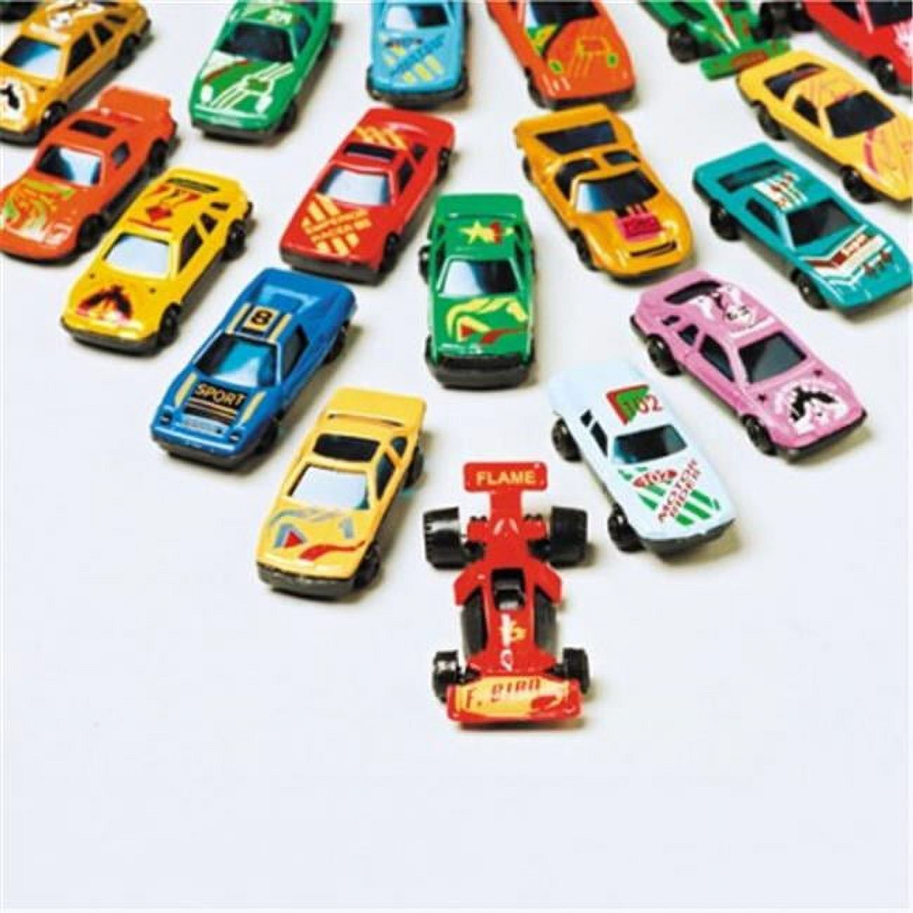 Classic DieCut Toy Race Car Set 2.5" Play Vehicles, Assorted Colors