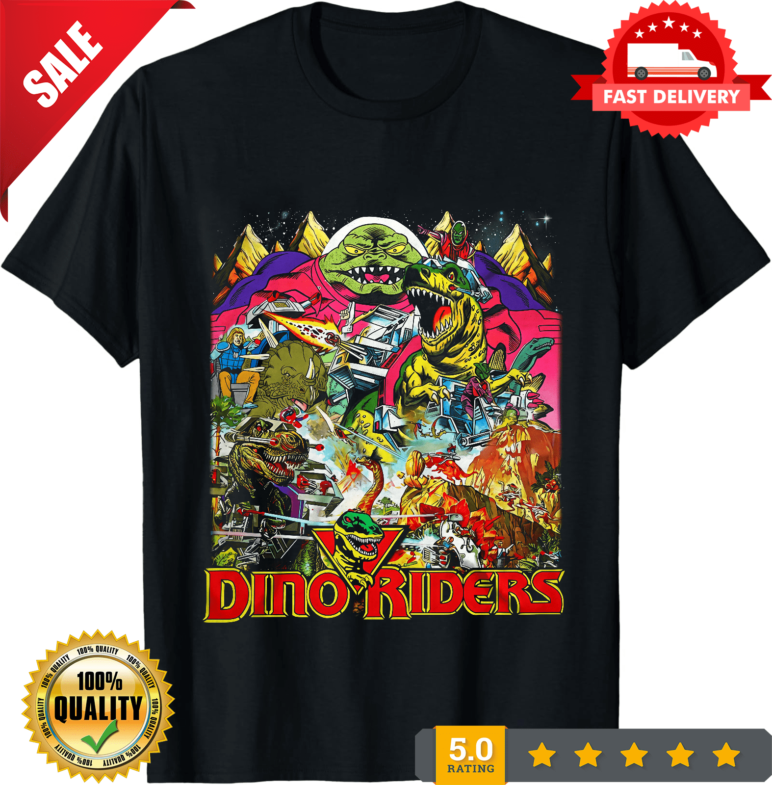 Classic Dino Riders T-Shirt, ULTRA LIMITED-TH73010 - Walmart.com