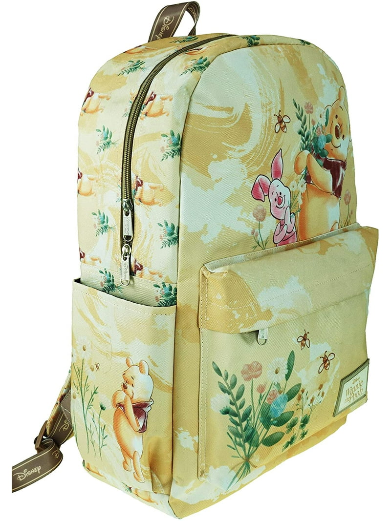 Disney Classic Winnie The Pooh Laptop Backpack Book Bag for School
