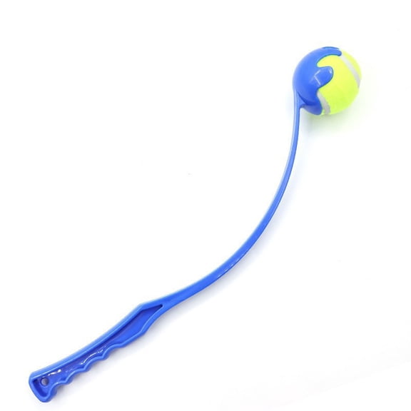Classic Dog Ball Launcher with Tennis Ball, Heavy Duty Pet Ball Thrower for Outdoor Fetch Game, Interactive Training Exercise Toy for Small Medium Large Dogs