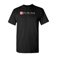 thumbnail image 1 of Classic Dog Cat Pet Food Brand Funny Logo Animal Lover Humor Unisex T-Shirt, up to size 5XL, 1 of 2