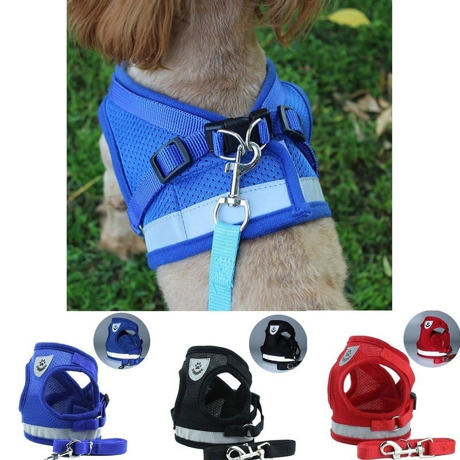 Image showcasing Classic Dog Harness Innovative Mesh No Pull No Choke Design Soft Double ...