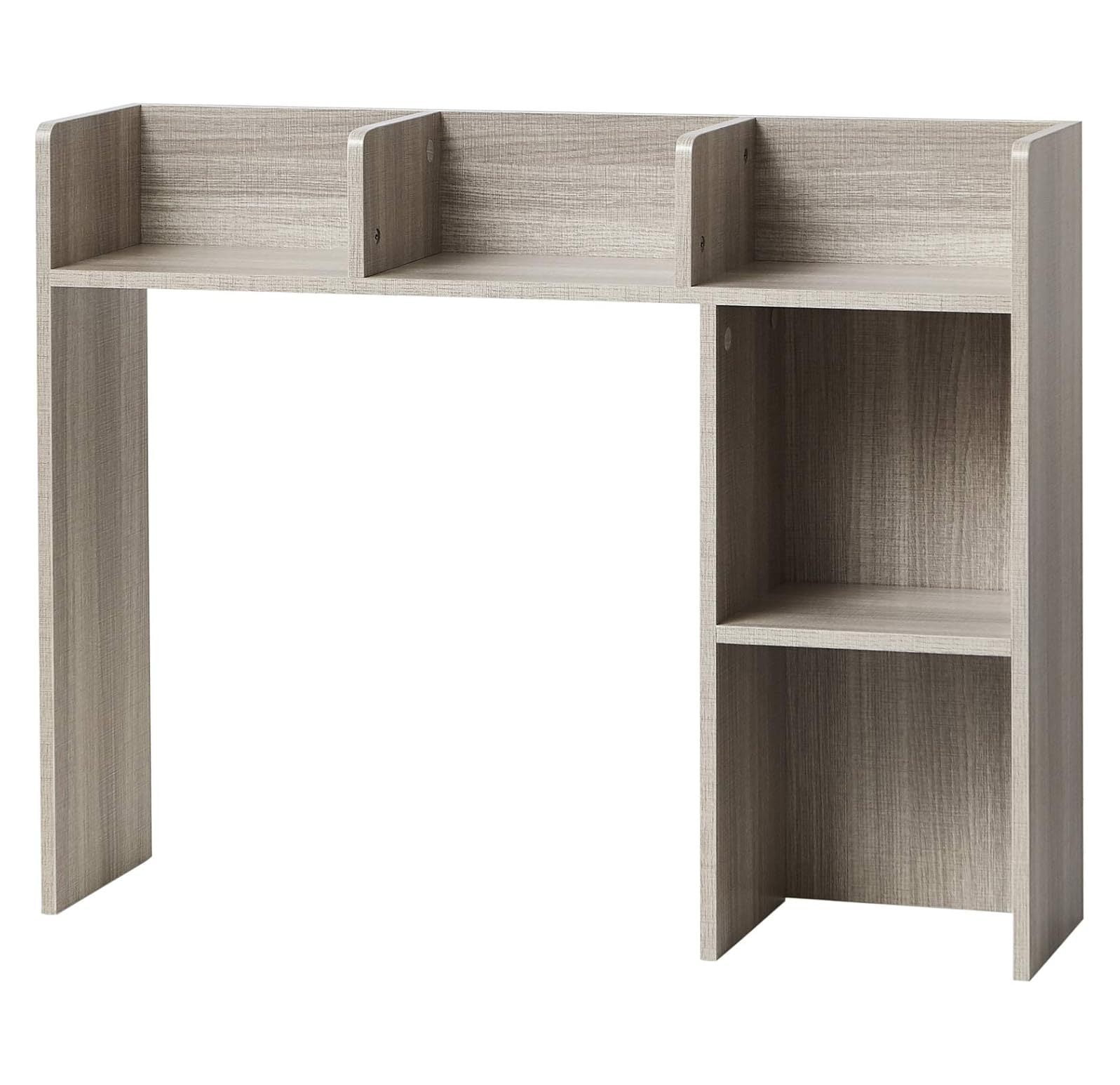 Classic Dorm Desk Bookshelf Natural