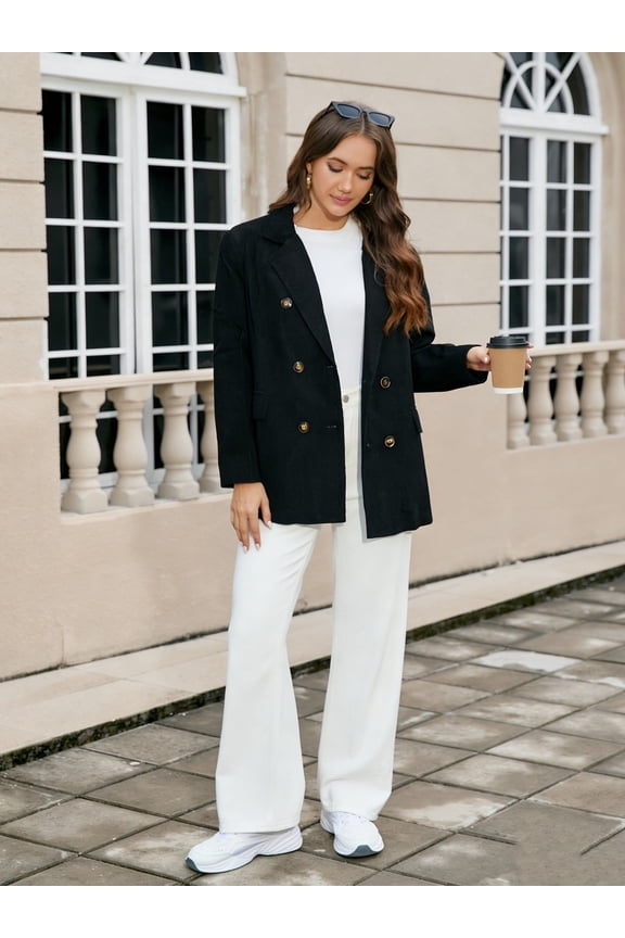 Classic Double-Breasted Blazer Jacekt