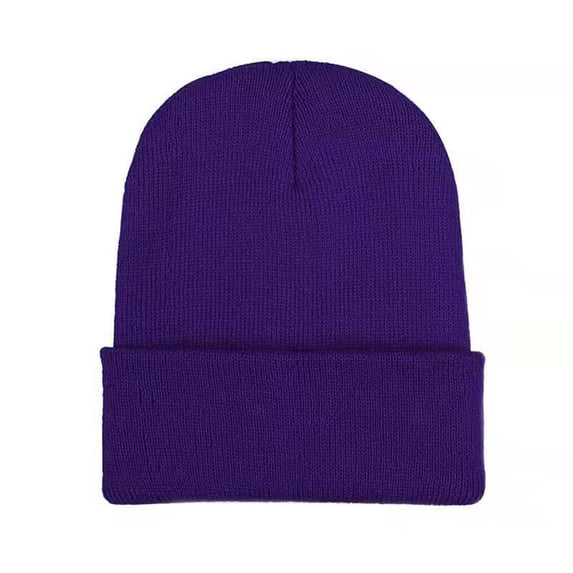 Classic Double Layer Knit Beanie Hat Warm Thick Acrylic Winter Slouchy Beanie Hats Daily Cuffed Beanies Watch Hat for Men Women Knit Caps Soft Ski Hat Unisex Warm And Cozy Cuffed Skull Caps