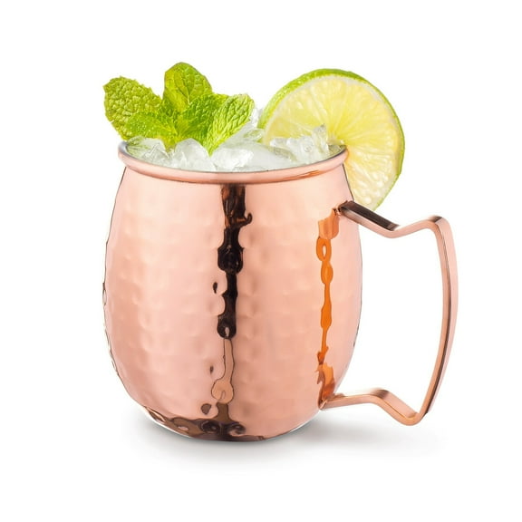 Classic Drinkware for Refreshing Bevera "Authentic Moscow Mule Copper Mugs Set