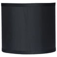 thumbnail image 1 of Classic Drum Faux Silk Lamp Shade 8-inch to 16-inch Available Black 8", 1 of 5