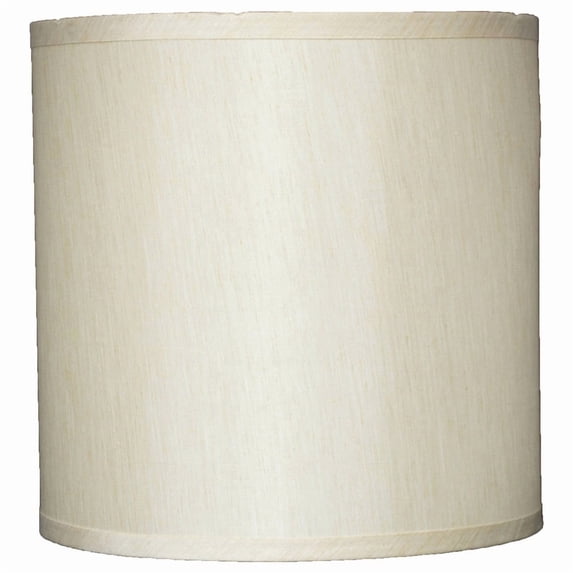 Classic Drum Faux Silk Lamp Shade 8-inch to 16-inch Available Cream 10"