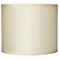 Classic Drum Faux Silk Lamp Shade 8-inch to 16-inch Available Cream 12"