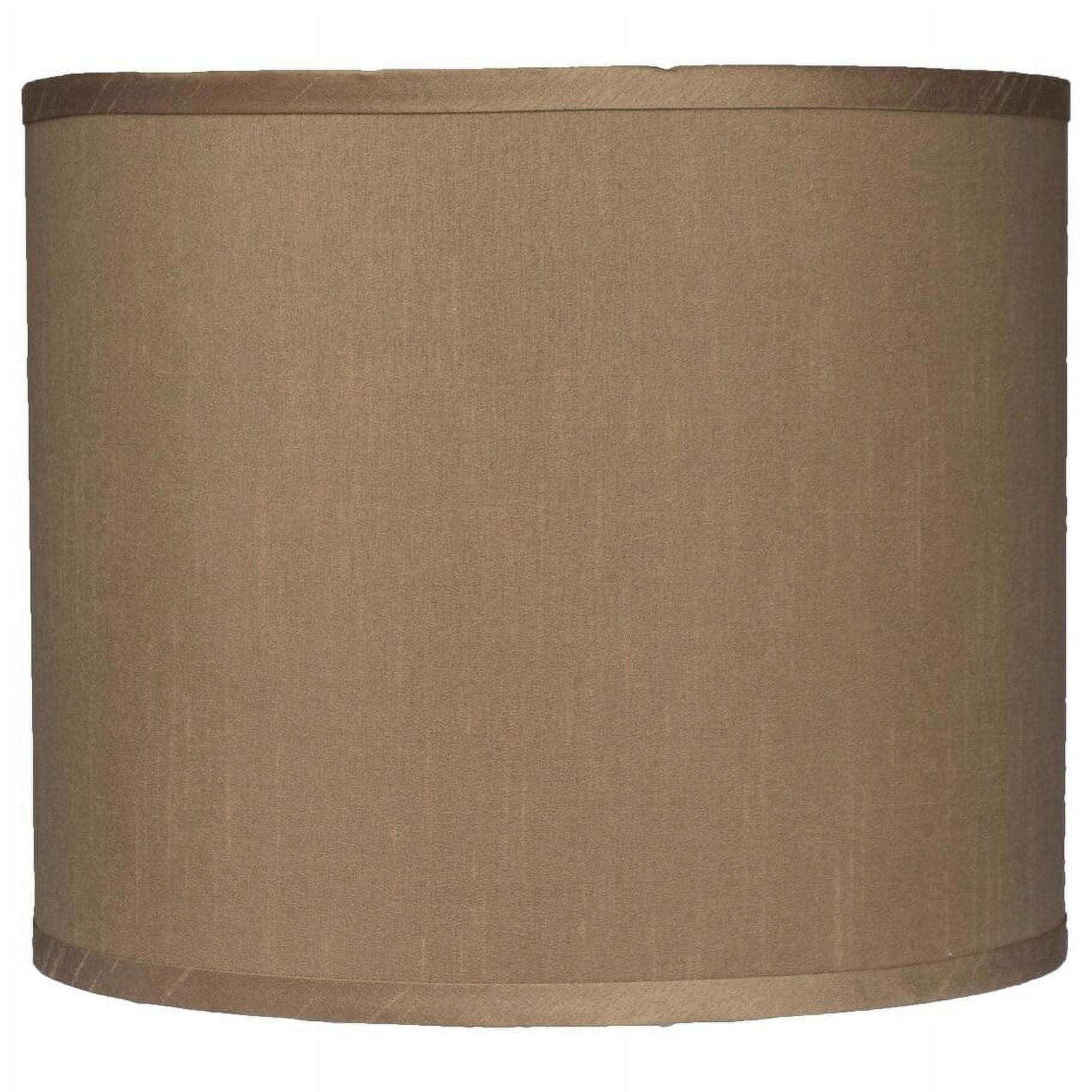 Classic Drum Faux Silk Lamp Shade 8inch to 16inch Available Taupe 12