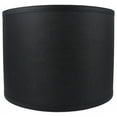 thumbnail image 1 of Classic Drum Smooth Linen Lamp Shade, 8" to 16" Bottom Size Black 14", 1 of 5