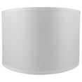 thumbnail image 1 of Classic Drum Smooth Linen Lamp Shade, 8" to 16" Bottom Size Off White 16", 1 of 5