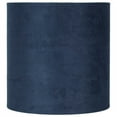 thumbnail image 1 of Classic Drum Suede Lamp Shade, Navy Blue, 8" to 16" Bottom Size 10", 1 of 5
