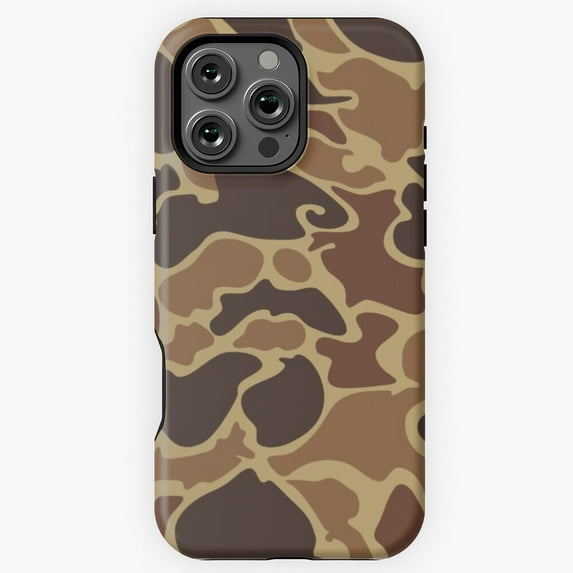 Classic Duck Camo Hunting Phone Case for iPhone 16 15 14 13 12 11 Pro Max M891306