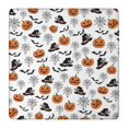 thumbnail image 1 of Classic Elements Halloween Pattern Square Fitted Tablecloth with Elastic Edge,Square Table Cover,Washable Elastic Table Cover for Home Kitchen Party Decor 36"x36", 1 of 6