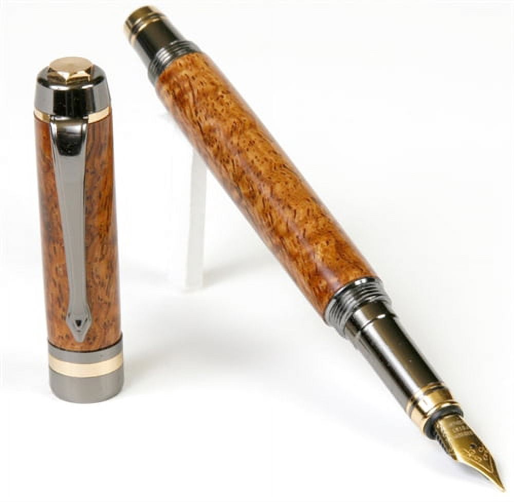 Classic Elite Fountain Pen - Afzilia Snakeskin