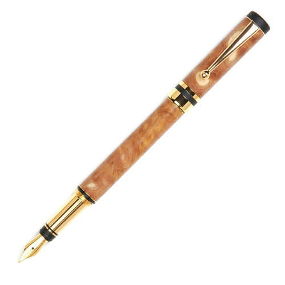 Classic Elite Fountain Pen - Brown Mallee Burl