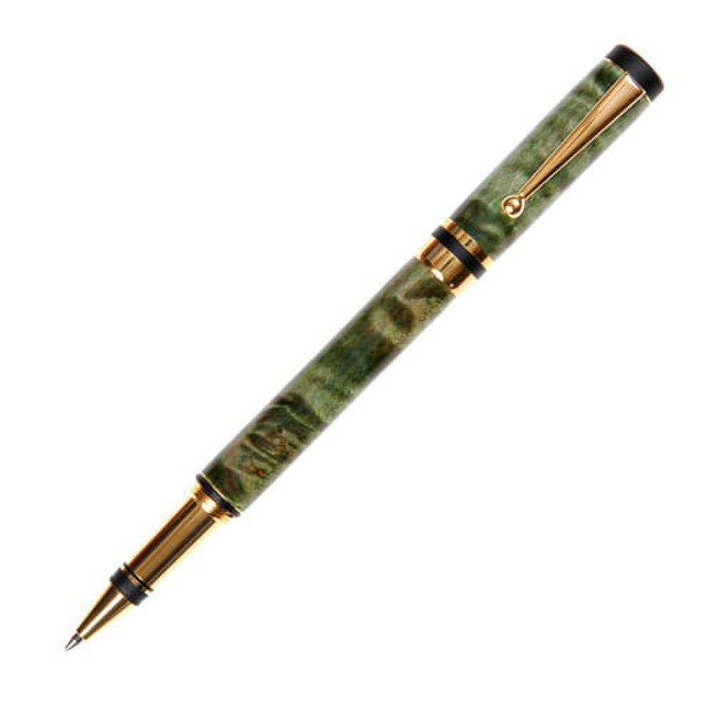Classic Elite Rollerball Pen - Green Maple Burl