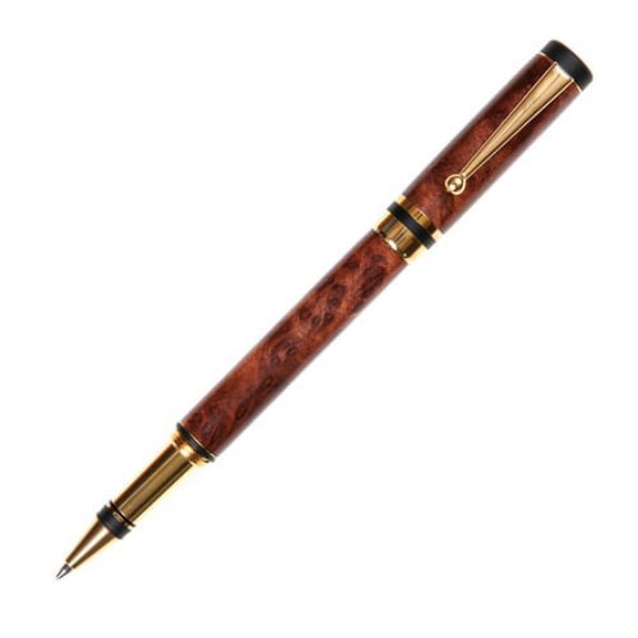 Classic Elite Rollerball Pen - Redwood Lace Burl