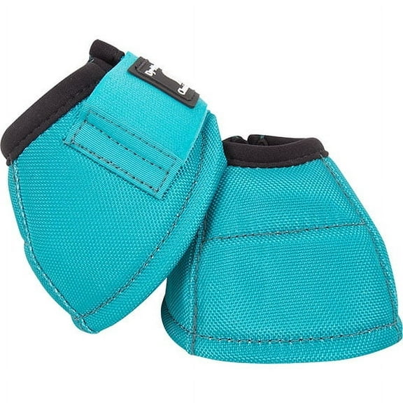 Classic Equine Dyno Bell Boots Fun Colors and Patterns Aqua / Medium