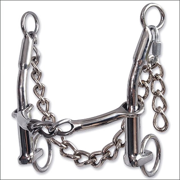 Circle Y Carol Goostree Chain Snaffle Bit
