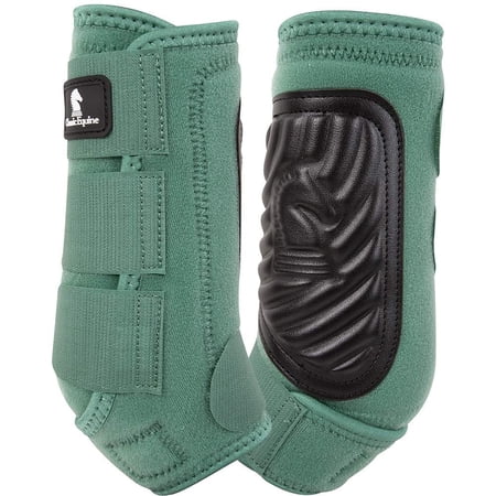 Classic Equine Classic Fit Horse Sling Boots - Shock-Absorbing Neoprene Leg Protection & Suspensory Sling - Multiple Sizes Spruce / Front / Large