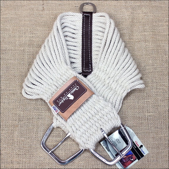 28 Inch Classic Equine Tack Horse Blended Roper Cinch Girth