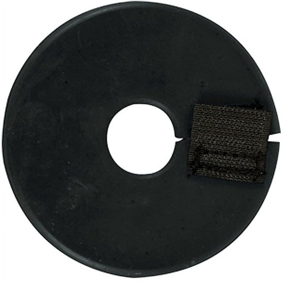 Classic Equine Comfort Non Toxic Rubber Bit Guard Hook Loop Closure Black