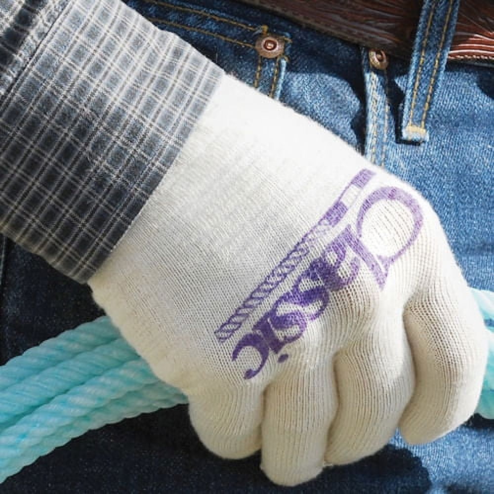 Custom Printed Roping Gloves Classic Rope Company cglove-1 Classic Deluxe Roping Gloves Bundle 12 ...