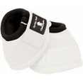 thumbnail image 1 of Large Classic Equine Dyno Horse No Turn Bell Boots Pair White, 1 of 4