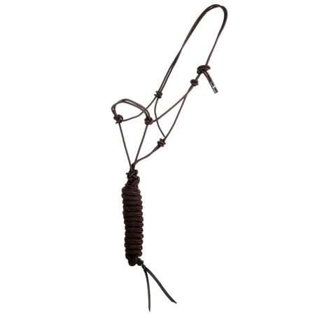 Classic Equine Econo Rope Halter and 8foot Leadrope Charcoal OS
