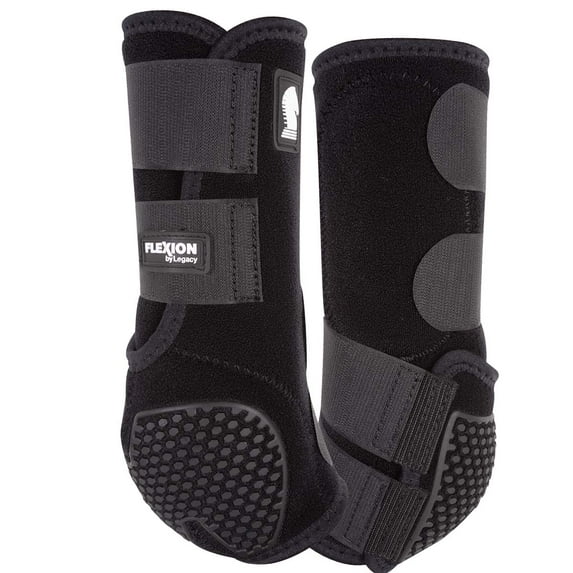 Classic Equine Flexion by Legacy Support Boot, Hind, Small, Black