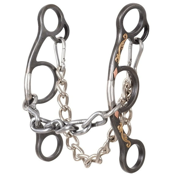 Classic Equine Horse Barrel Bit Shank Twisted Wire Snaffle