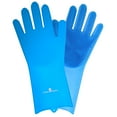 thumbnail image 1 of Classic Equine Horse Grooming Wash Gloves Blue, 1 of 2