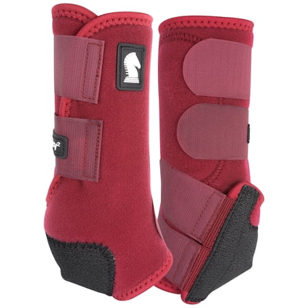 Classic Equine Legacy 2 Hind Protective Boots Merlot Small