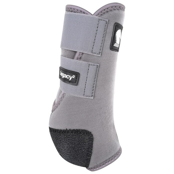 Classic Equine Legacy2 Support Boot, Front, Small, Steel Grey