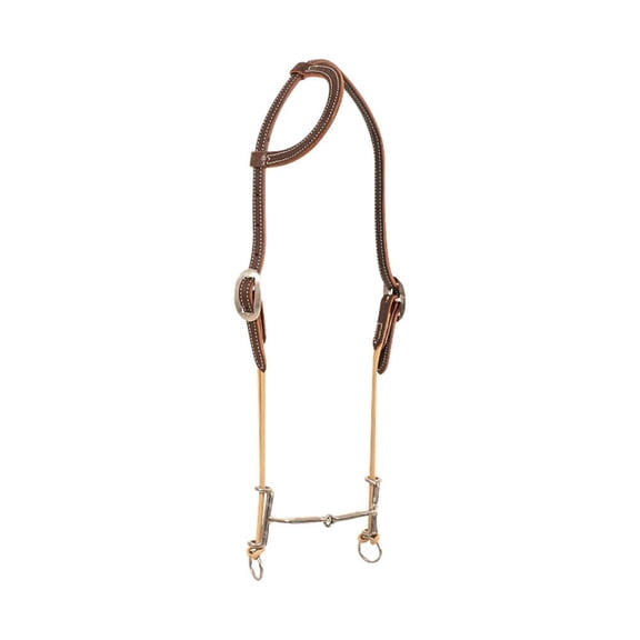 Classic Equine Loomis Draw Gag Bit & Headstall Set - Horse Training Essential