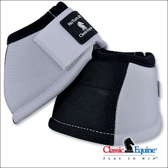 Classic Equine Men's Classic Kevlar Bell Boots (Sell out) White / Small