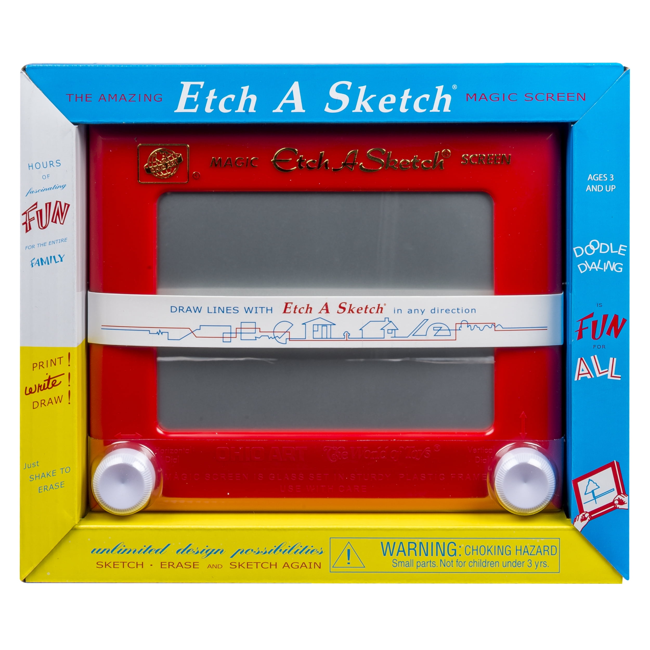 Etch A Sketch Pocket Drawing Toy with Magic Screen for Ages 3 and up  Style May Vary  Walmartcom