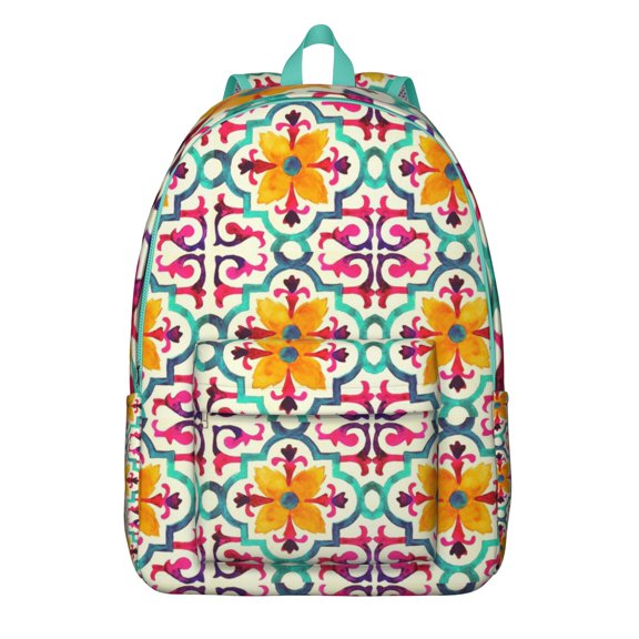 Classic European Style Backpack – Vintage Rustic Canvas Daypack with Earthy Boho Aesthetic, Ideal for Women and Students