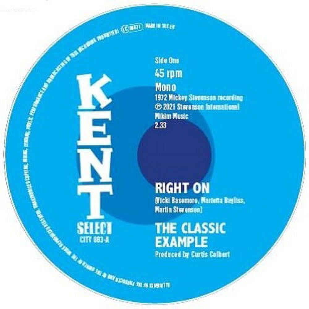 Classic Example - Right On / I Found Me A Girl - Vinyl [7-Inch ...