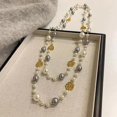 thumbnail image 1 of Classic Exquisite Pearl Long Sweater Necklace Fashion Lady Party Wedding Crystal Jewelry, 1 of 26