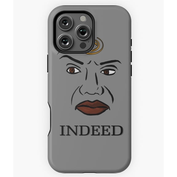 Classic Eyebrow Raise Funny Meme Face Phone Case for iPhone 16 15 14 13 12 11 Pro Max