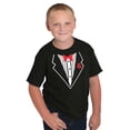 thumbnail image 1 of Classic Fake Printed Tuxedo Costume Boys Kids T Shirt Tees Tops Teen Brisco Brands L, 1 of 6