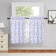 thumbnail image 1 of Classic Farmhouse Tree Branch Leaf Bathroom Window Curtain, 1 of 7