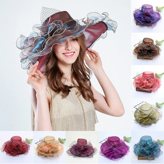 Classic Fascinator Cap for Women Tea Party Church Wedding Formal Headwear
