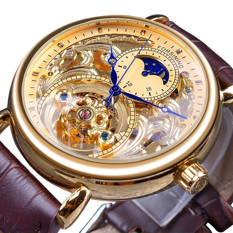 Classic Fashion Design Men's Mechanical Watch with Royal Golden Classic Fashion Design Men's Mechanical Watch with Royal Golden