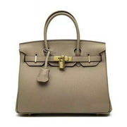 SXXT Classic Fashion Litchi Pattern Platinum Bag Large Capacity Single Shoulder Crossbody Handbag Women‘s Bag